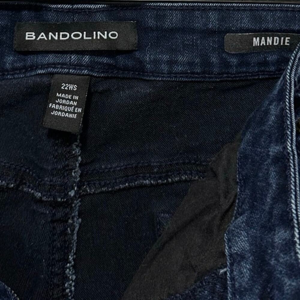 BANDOLINO Jeans Womens Size 22W Short Blue Mandie - Picture 5 of 7